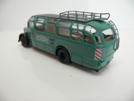 Roco 1:87 HO Baustellenset Unimog / Saurer Bus Schwarz Bau ovp 1526