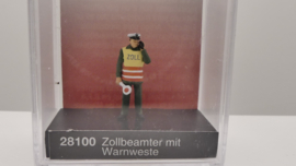 Preiser H0 Douane beambte met stopteken ovp 28100