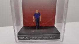 Preiser H0 Brandweerman ovp 28189