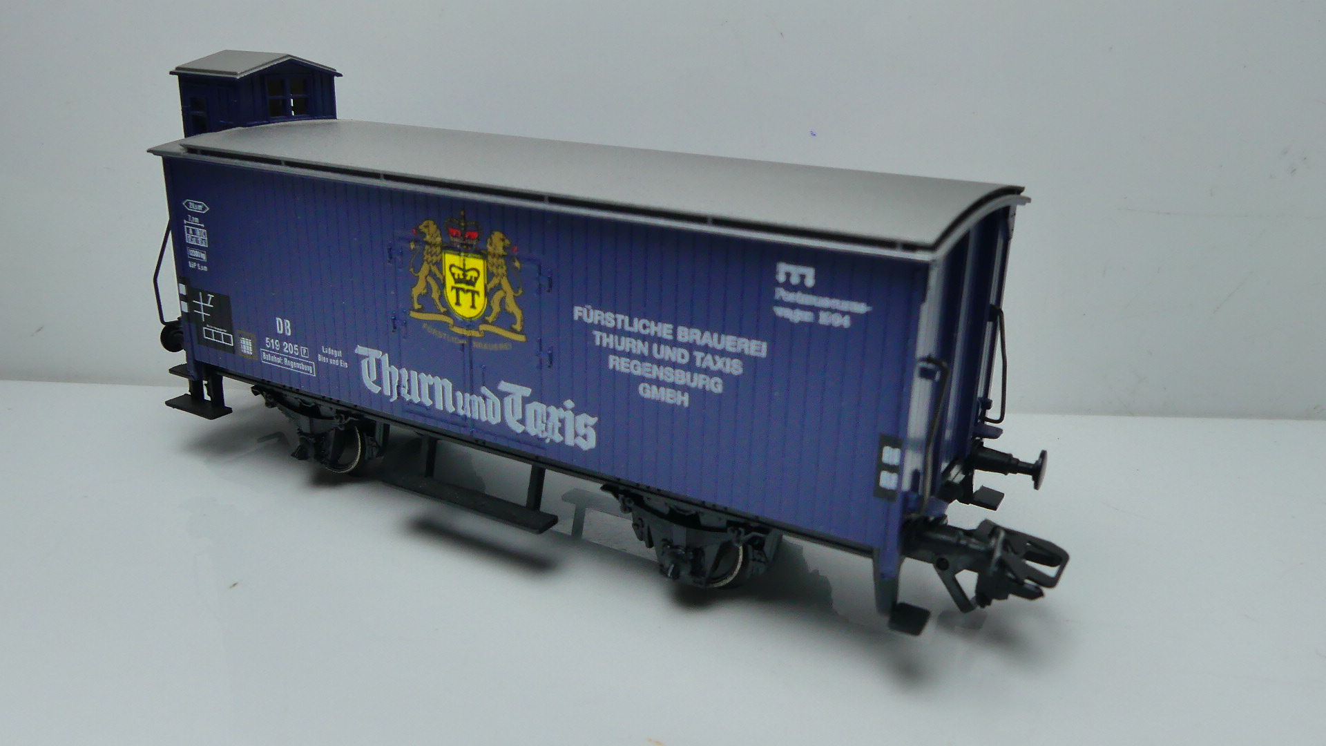 Märklin H0 Goederenwagon Postmuseumswagen 63-05 Thurn und Taxis DB ovp 84890