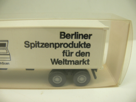 Wiking 1:87  H0  vrachtwagen USA Peterbildt Siemens containervervoer Berlin   OVP 527 / 129