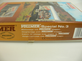Vollmer H0 bouwpakket + goederenwagon DB opdruk Vollmer Special NO 3  ovp  5630