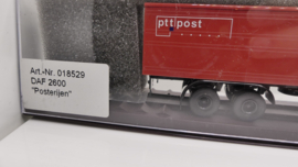 Brekina 1:87 H0  vrachtwagen DAF FT 2600 PTT Post de post zorgt ervoor ovp 18529