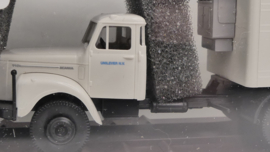 Brekina 1:87 H0  vrachtwagen Scania L110 SZ Unilever Ola IJS met plezier ovp 85121