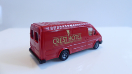 Praline / Revell 1:87 H0 Ford Transit opdruk Crest Hotel Frankfurt ovp