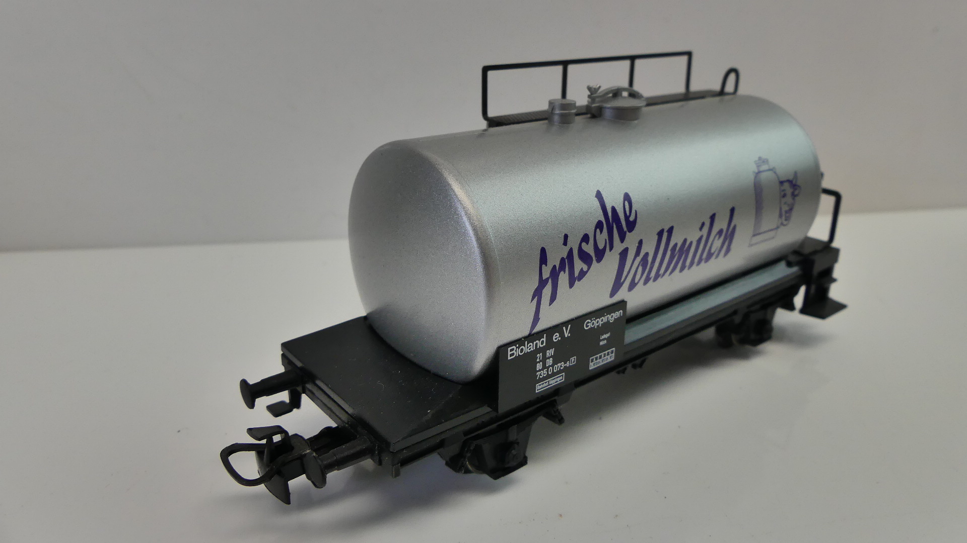 Märklin H0 goederenwagon ketelwagon frische Vollmilch DB Bioland ovp