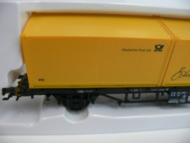 Marklin H0  goederenwagen PMS 62-01 Postmueumswagen 1997 Containerwagon DB  ovp 94020