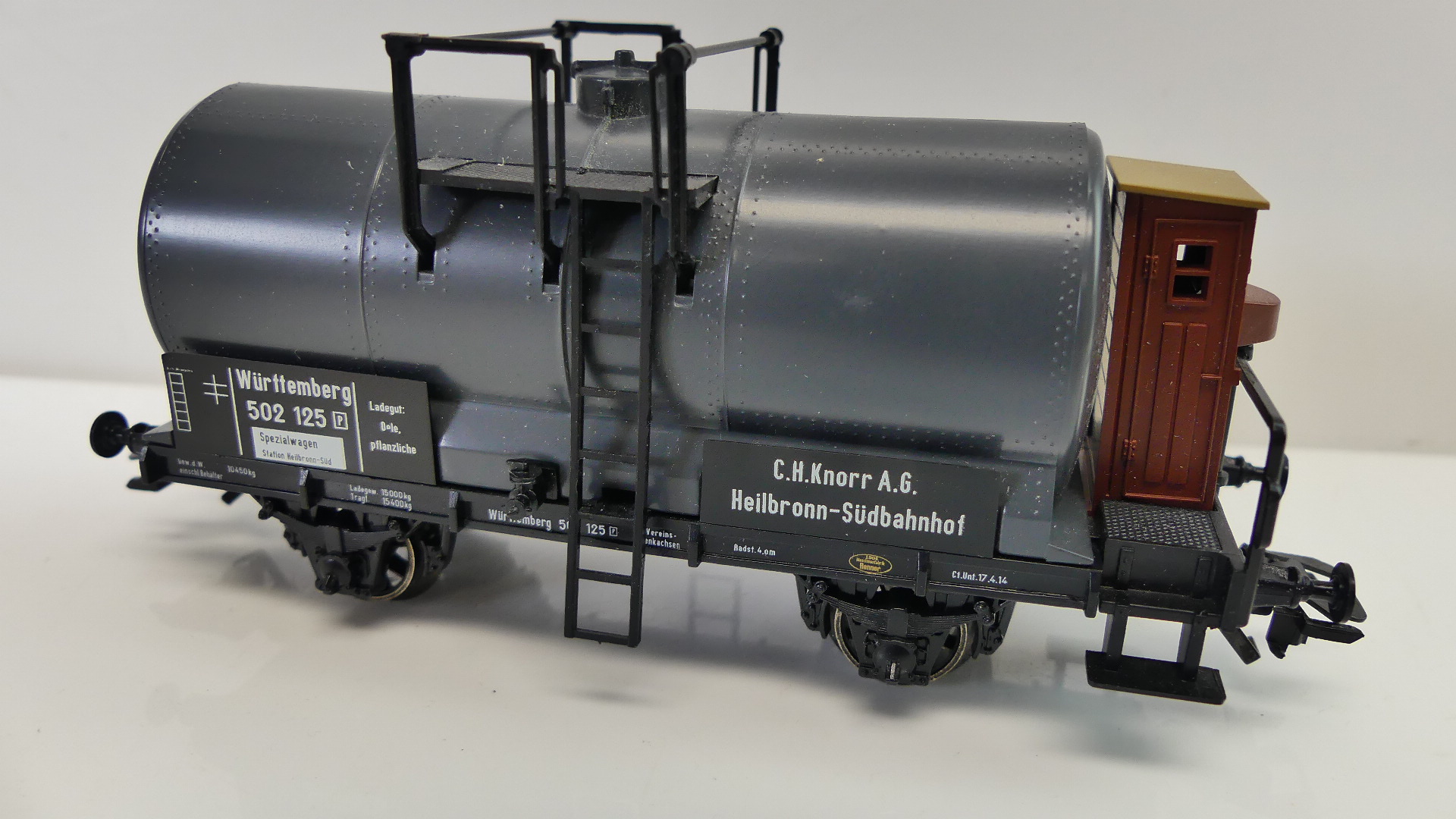 Märklin H0 goederenwagon  tankwagon Württemberg C.H. Knorr AG Heilbronn  502 125