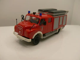Preiser 1:87 H0 vrachtwagen Rüstwagen RW-ÖL. MAN 11.168 H Feuerwehr Augsburg ovp 35006
