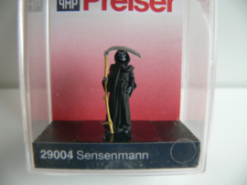 Preiser H0 OVP 29004 Halloween Man met de zeis