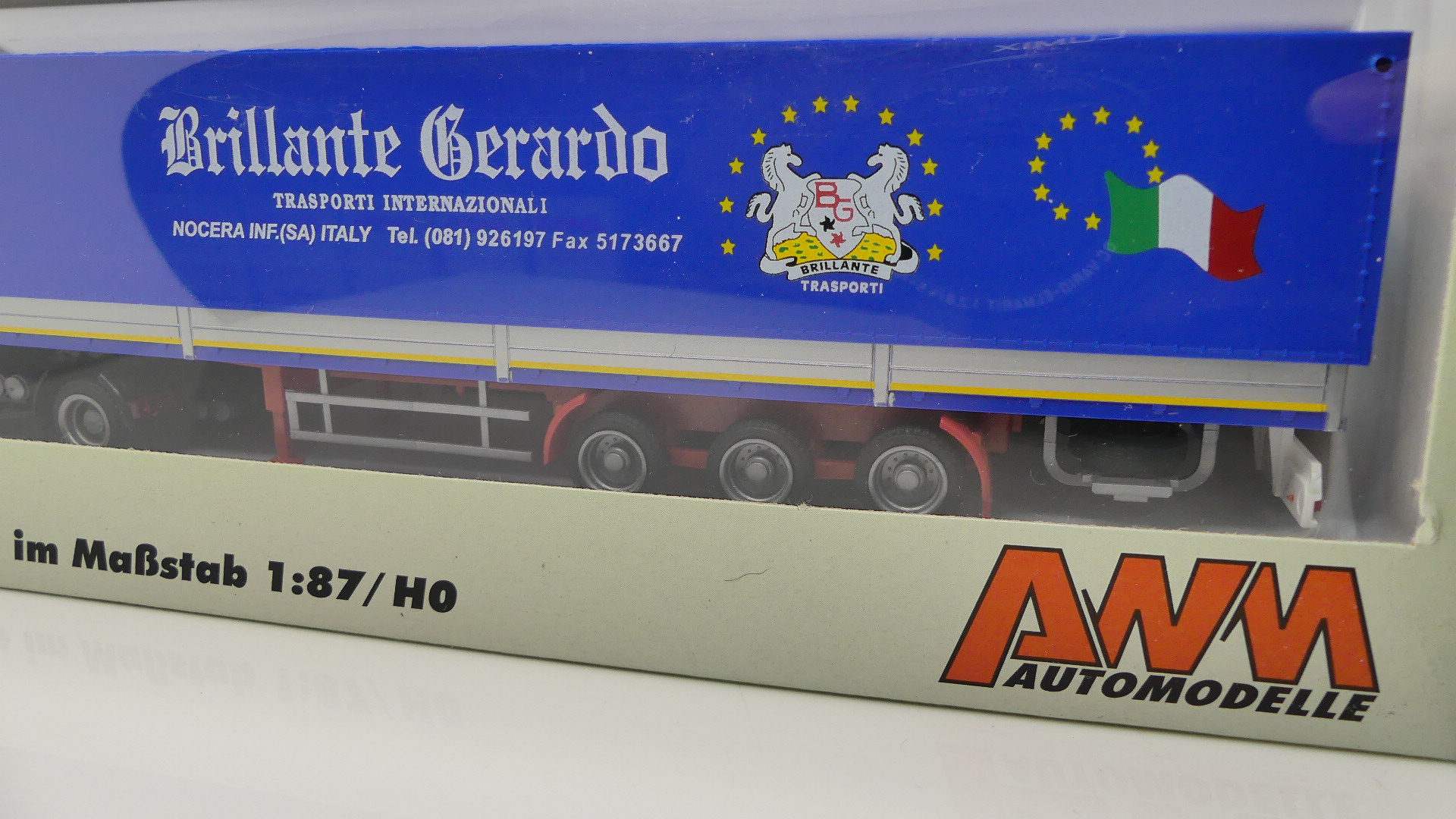 AWM 1:87 H0 vrachtwagen Iveco  Brillante Gerardo ovp 74374