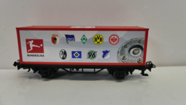 Marklin H0 goederenwagon containerwagon  Club Jaarwagen 2017 Start up Bundesliga  ovp 48617