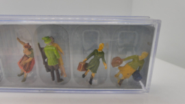 Preiser H0 9x figuren samengestelde set in verpakking