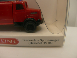 Wiking 1:87 H0 Feuerwehr Henschel HS 100 Spritzenwagen ovp 086132