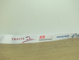 Keycords opdruk Thalys ICE Intercity Berlin Eurostar Intercity Brussel NIEUW