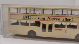Wiking 1:87 H0 MAN sd200 BVG Berlin opdruk BVG ...zum Nutzen Aller !