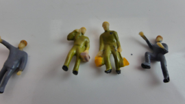 1:87 Figuren / poppetjes H0 wegwerkers / railbouwers