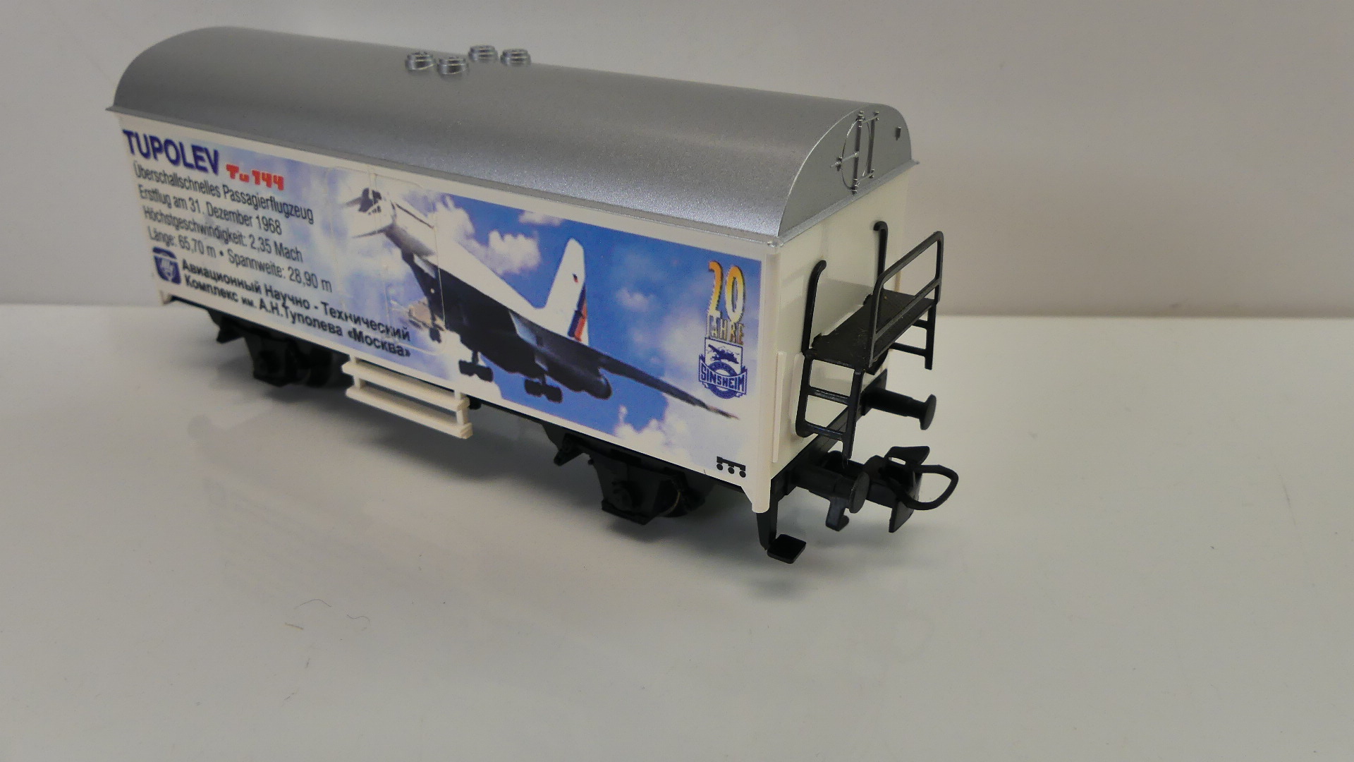 Märklin H0 goederenwagon  koelwagon Tupolev Tu 144 ovp 4415
