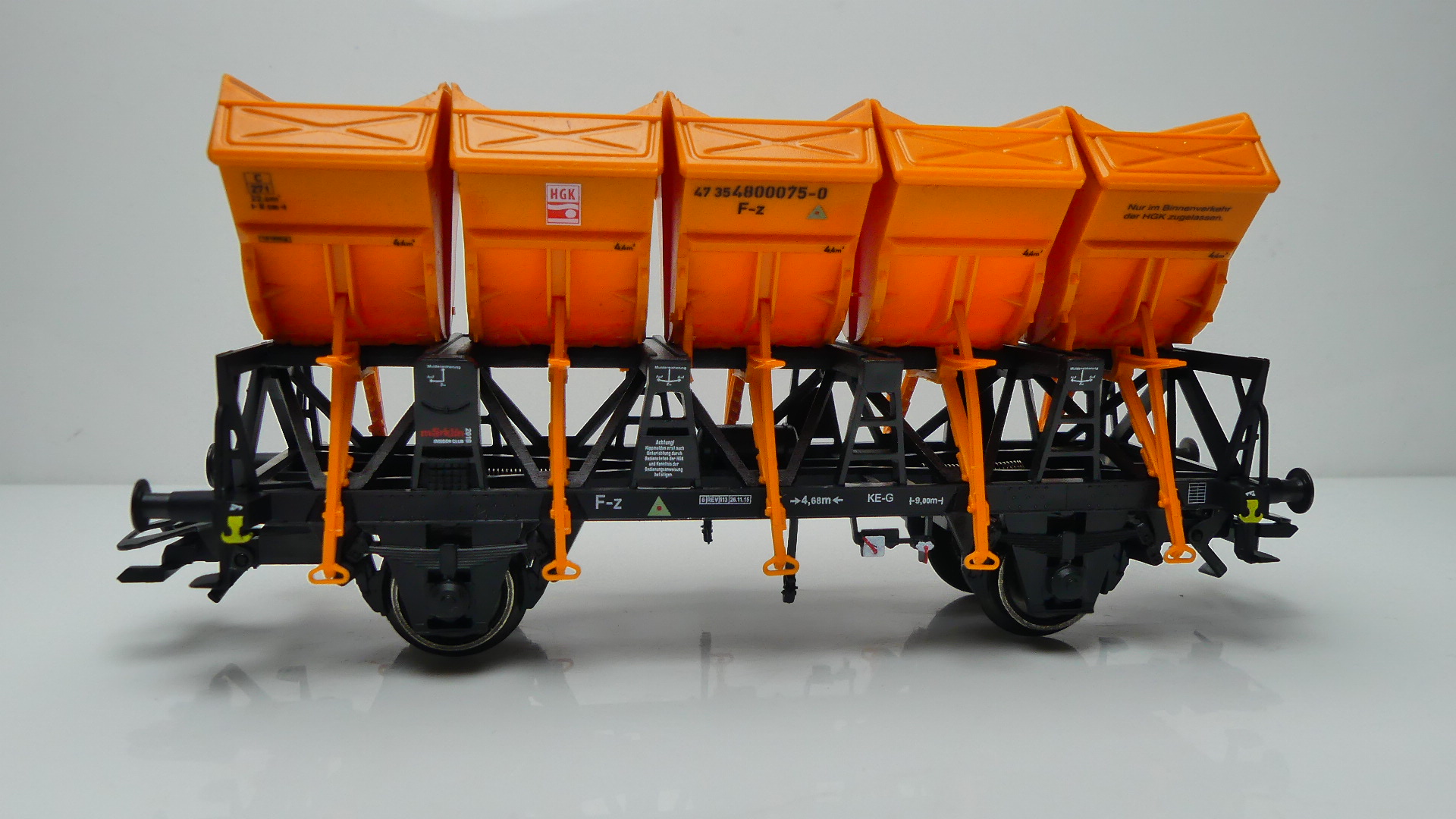 Märklin H0 goederenwagon Muldenkippwagen Jahreswagen jaarwagen 2018   ovp 48168