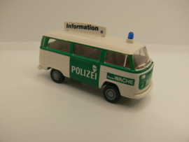Brekina 1:87 H0 Polizei VW Bulli Mobile Wache