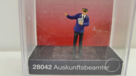Preiser H0 Conducteur / Informatie medewerker ovp 28042