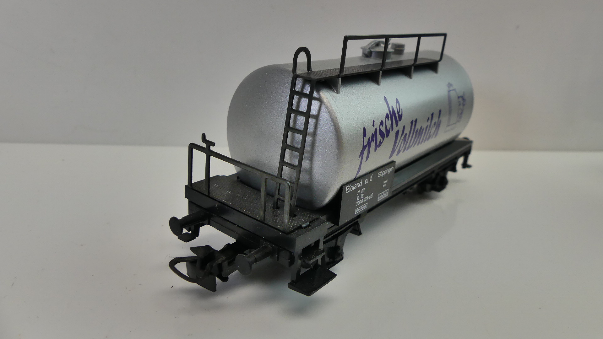 Märklin H0 goederenwagon ketelwagon frische Vollmilch DB Bioland ovp