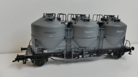 Piko H0 goederenwagon stof silo wagen Staubbehälterwagen DB OVP 72013