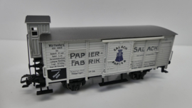 Märklin H0 1:87 goederenwagon Museumwagen 1996 Papier fabriek Salach ovp 48096