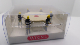 Wiking Ho 1:87 figuren brandweer figuren met springkussen OVP 019 02 26