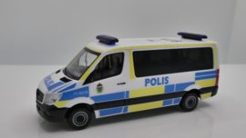 Herpa 1:87 H0 Mercedes Benz Sprinter Zweden Polis ovp 094719