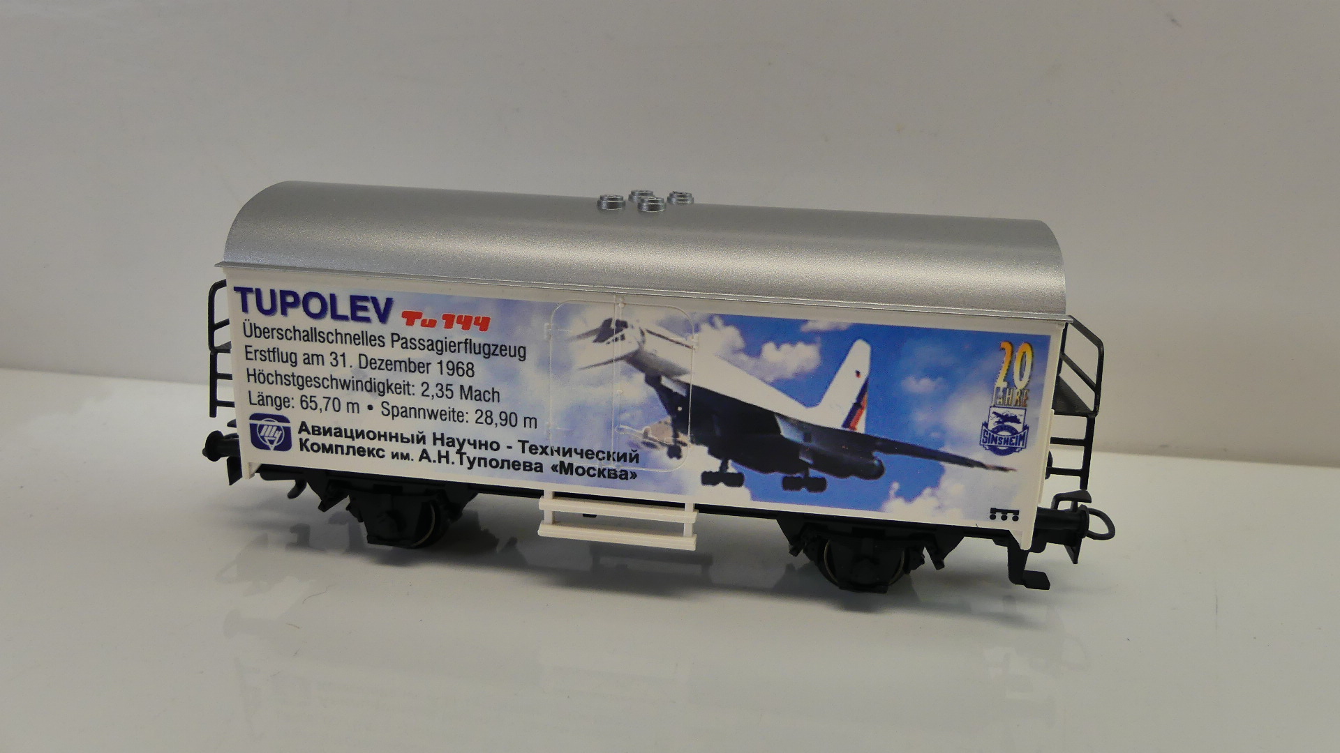 Märklin H0 goederenwagon  koelwagon Tupolev Tu 144 ovp 4415