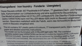 Faller H0 1:87 bouwdoos Ijzergieterij ovp 130980