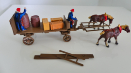 Merten H0 1:87 paard en wagen met goederenvervoer ovp 2424