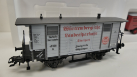Märklin H0 1:87 goederenwagon Museumwagen 1999 DR Württembergische Landessparkasse Stuttgart ovp 48099