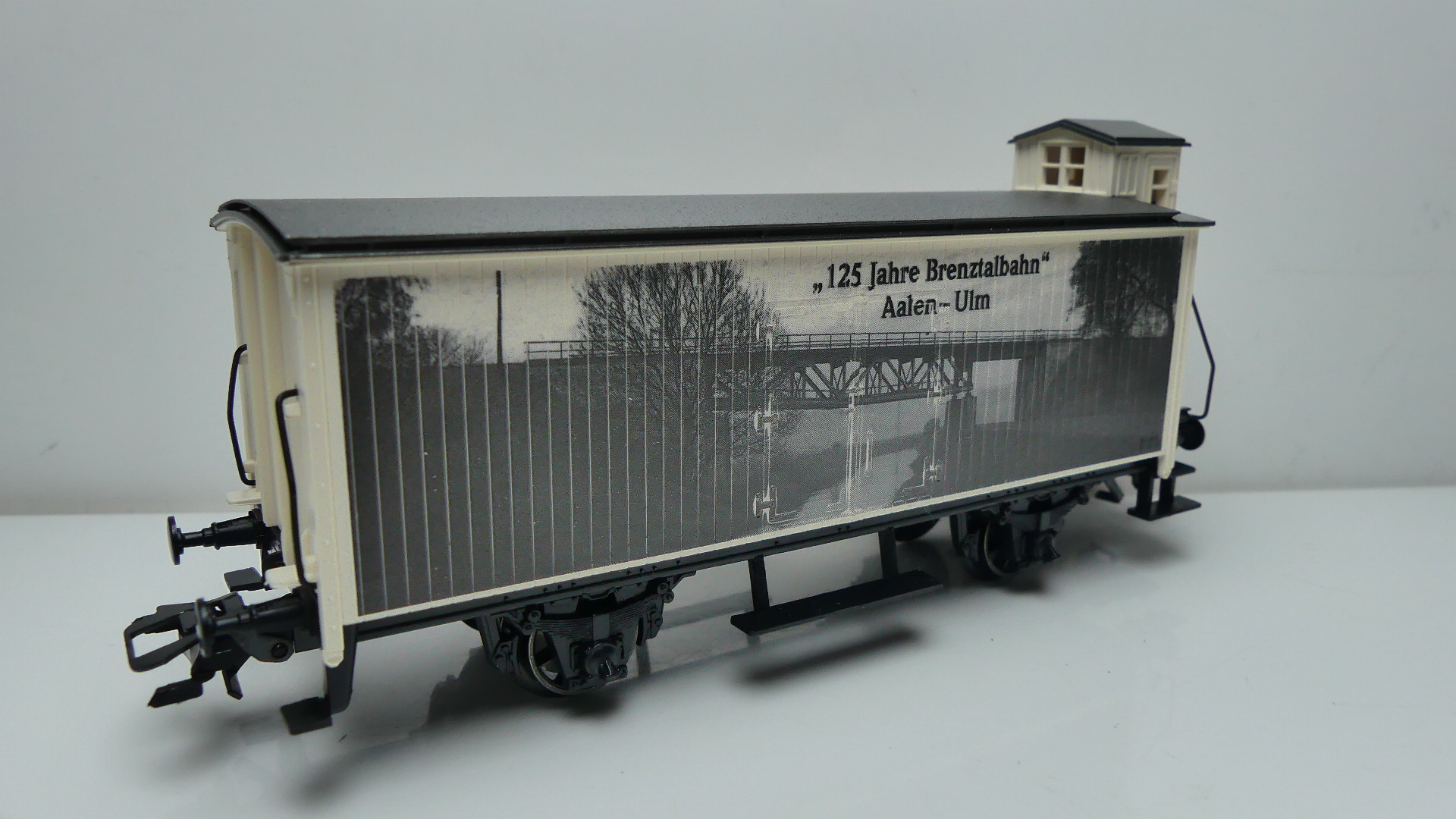 Märklin H0 Goederenwagon Märklin 125 Jahre Brenztalbahn Aalen - Ulm ovp 94094