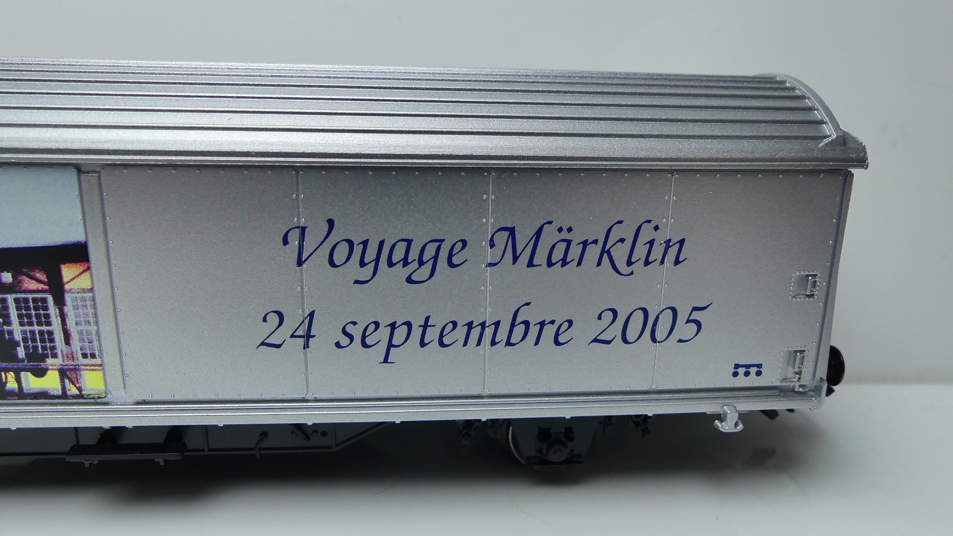 Märklin H0 goederenwagon Schiebewandwagen Märklin-Reise 2005  ovp