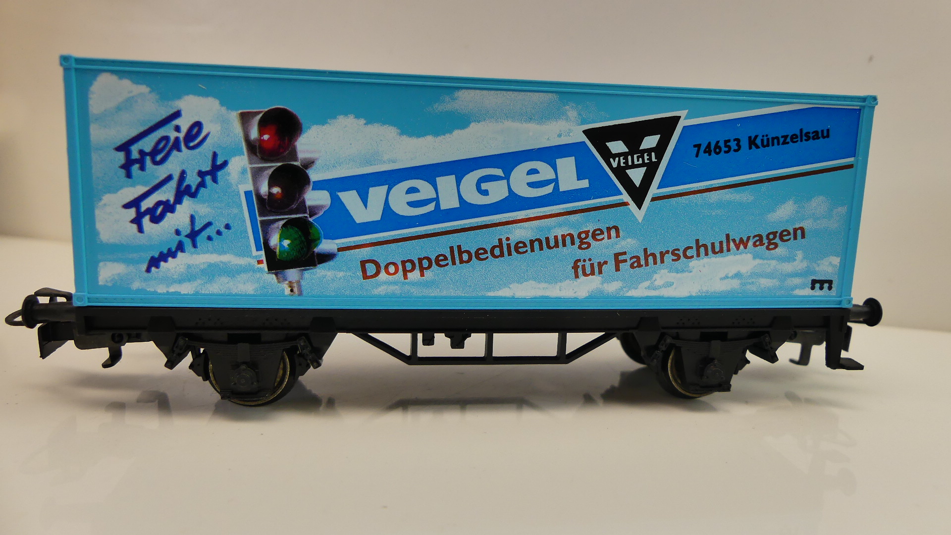 Märklin H0 goederenwagon Containerwagon Veigel Doppelbedienung ovp  57