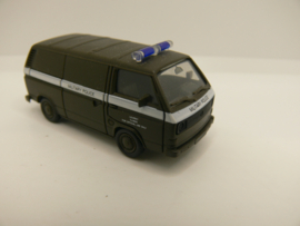 Herpa 1:87 Militair H0 VW Bus T3 MP Military Police for official use only US Army
