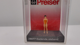 Preiser 1:87 H0 figuur: badgast vrouw staand ovp 28077