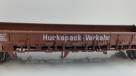 Piko H0  goederenwagon Röngenwagon Huckepack-Verkehr DBP ovp 72008 Deutsche Post-serie