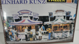 Faller  H0 1:87 Marktkramen / Circus stands 2x  ovp 453