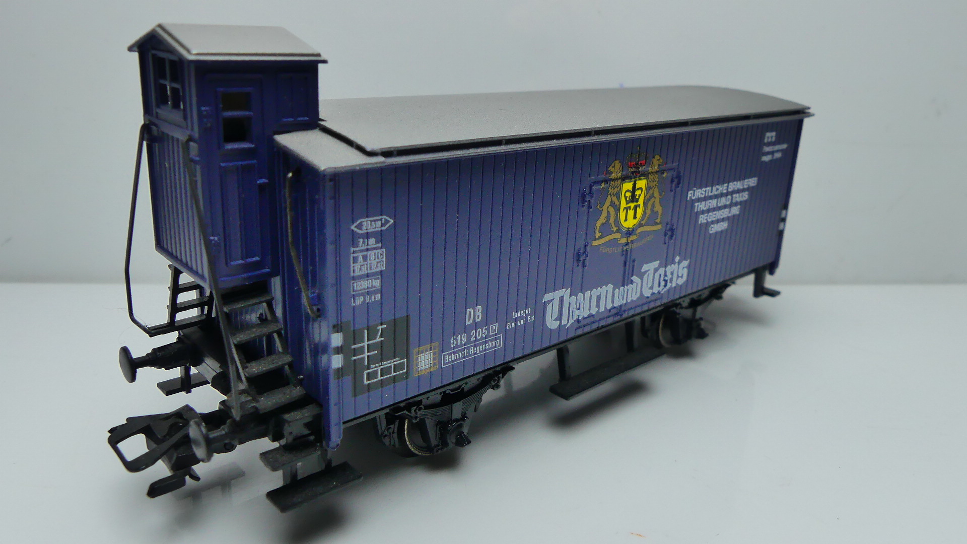 Märklin H0 Goederenwagon Postmuseumswagen 63-05 Thurn und Taxis DB ovp 84890