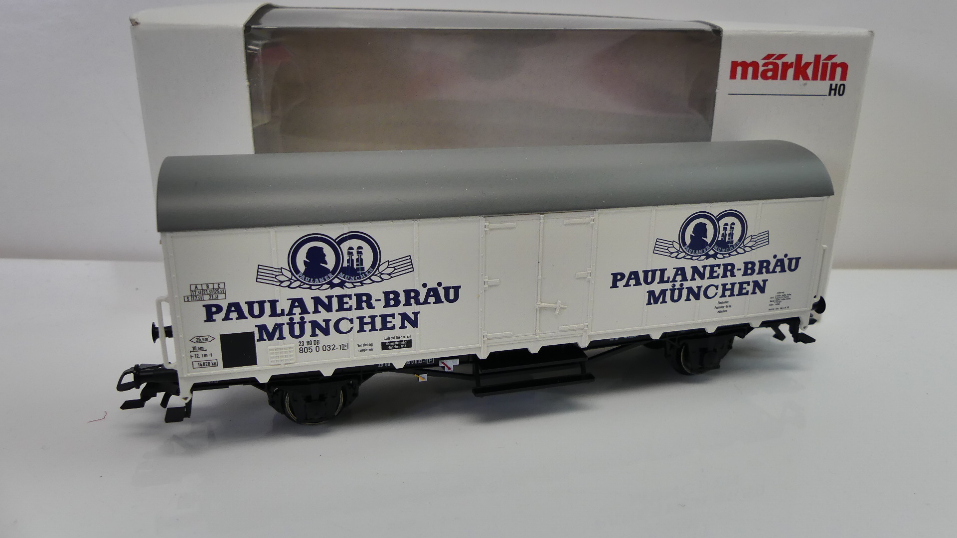 Märklin H0 goederenwagon Insider 2021 Paulaner Bräu DB ovp 48171