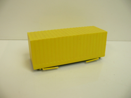 Herpa H0 1:87 Container /  wisselbak  geel