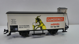 Marklin H0 goederenwagon Info Tage 2008 Bierwagen Gambrinus DRG ovp  94314