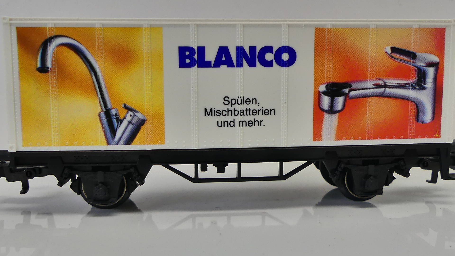 Märklin H0 goederenwagon Containerwagon Blanco Spülen Mischbatterien und Mehr ovp