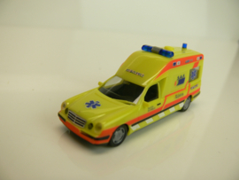 Herpa 1:87 HO ZEER EXCLUSIEF !! Mercedes Benz  Binz ambulance Kijlstra Drachten Oosterwolde SAF ovp