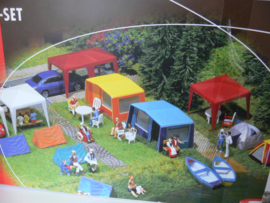 Faller H0 1:87 camping tenten set ovp 130504