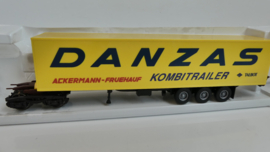 Roco H0 goederenwagon Kombirail DB Danzas uitbreidingswagon ovp 1914