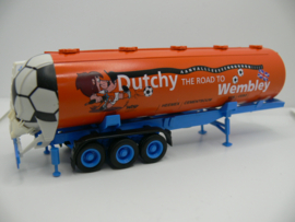 Herpa 1:87 H0 Mercedes tankwagen opdruk Dutchy The Road to Wembley Heemex Cementbouw ovp Exclusiv Serie